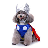 Maxbell Maxbell Pet Costume, S/L,Dog Puppy Halloween Cosplay Party Christmas The Thor Suit L