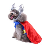Maxbell Maxbell Pet Costume, S/L,Dog Puppy Halloween Cosplay Party Christmas The Thor Suit L