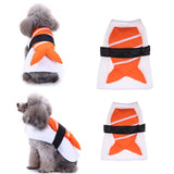 Maxbell Maxbell Pet Costume - Dog Puppy Halloween, Cosplay Party, Christmas Food Sushi Suit S