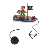 Maxbell Maxbell Artificial Hidden Cave Ornament Aquarium Fish Tank Decor Pirate