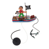 Maxbell Maxbell Artificial Hidden Cave Ornament Aquarium Fish Tank Decor Pirate