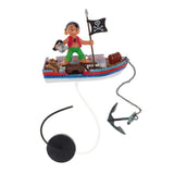 Maxbell Maxbell Artificial Hidden Cave Ornament Aquarium Fish Tank Decor Pirate