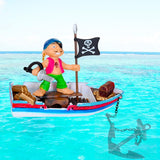 Maxbell Maxbell Artificial Hidden Cave Ornament Aquarium Fish Tank Decor Pirate