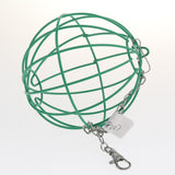 Maxbell Small Pet Grass Feeding Haning Ball with Chain Hook Hamster Toy for Rabbit