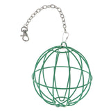 Maxbell Small Pet Grass Feeding Haning Ball with Chain Hook Hamster Toy for Rabbit