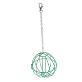 Maxbell Small Pet Grass Feeding Haning Ball with Chain Hook Hamster Toy for Rabbit