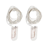 Maxbell 2 pcs Battery Powered Plastic Star Fairy Chain Lamp 2meter 20LED Warm White