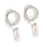 Maxbell 2 pcs Battery Powered Plastic Star Fairy Chain Lamp 2meter 20LED Warm White