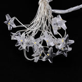 Maxbell 2 pcs Battery Powered Plastic Star Fairy Chain Lamp 2meter 20LED Warm White