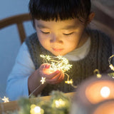 Maxbell 2 pcs Battery Powered Plastic Star Fairy Chain Lamp 2meter 20LED Warm White
