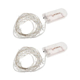 Maxbell 2 pcs Battery Powered Plastic Star Fairy Chain Lamp 2meter 20LED Warm White