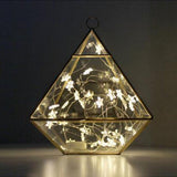 Maxbell 2 pcs Battery Powered Plastic Star Fairy Chain Lamp 2meter 20LED Warm White