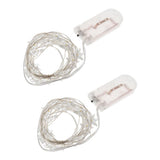 Maxbell 2 pcs Battery Powered Plastic Star Fairy Chain Lamp 2meter 20LED Warm White