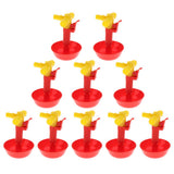 Maxbell Maxbell 10 Pcs Premium Chicken Waterer Cups Poultry Goose Birds Pigeon Water Bowls