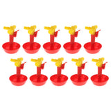 Maxbell Maxbell 10 Pcs Premium Chicken Waterer Cups Poultry Goose Birds Pigeon Water Bowls