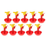 Maxbell Maxbell 10 Pcs Premium Chicken Waterer Cups Poultry Goose Birds Pigeon Water Bowls