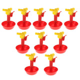 Maxbell Maxbell 10 Pcs Premium Chicken Waterer Cups Poultry Goose Birds Pigeon Water Bowls