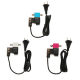 Maxbell Maxbell AC220V CO2 Aquarium Electric Solenoid Valve Magnetic Valve EU Plug silver