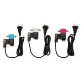 Maxbell Maxbell AC220V CO2 Aquarium Electric Solenoid Valve Magnetic Valve EU Plug silver