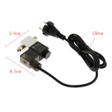 Maxbell Maxbell AC220V CO2 Aquarium Electric Solenoid Valve Magnetic Valve EU Plug silver