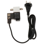 Maxbell Maxbell AC220V CO2 Aquarium Electric Solenoid Valve Magnetic Valve EU Plug silver