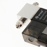 Maxbell Maxbell AC220V CO2 Aquarium Electric Solenoid Valve Magnetic Valve EU Plug silver