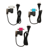 Maxbell Maxbell AC220V CO2 Aquarium Electric Solenoid Valve Magnetic Valve EU Plug silver