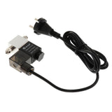 Maxbell Maxbell AC220V CO2 Aquarium Electric Solenoid Valve Magnetic Valve EU Plug silver