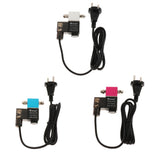Maxbell Maxbell AC220V CO2 Aquarium Electric Solenoid Valve Magnetic Valve EU Plug silver