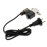 Maxbell Maxbell AC220V CO2 Aquarium Electric Solenoid Valve Magnetic Valve EU Plug silver