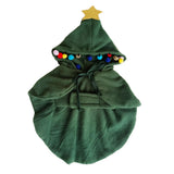 Maxbell Maxbell Fancy Dog Cosplay Costume Outfit Adorable Pet Cloak Hoodie Star Ball Coat Green XL