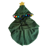 Maxbell Maxbell Fancy Dog Cosplay Costume Outfit Adorable Pet Cloak Hoodie Star Ball Coat Green XL