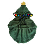 Maxbell Maxbell Fancy Dog Cosplay Costume Outfit Adorable Pet Cloak Hoodie Star Ball Coat Green XL