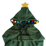 Maxbell Maxbell Fancy Dog Cosplay Costume Outfit Adorable Pet Cloak Hoodie Star Ball Coat Green XL