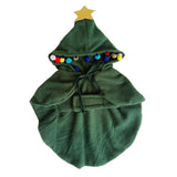 Maxbell Maxbell Fancy Dog Cosplay Costume Outfit Adorable Pet Cloak Hoodie Star Ball Coat Green XL