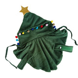 Maxbell Maxbell Fancy Dog Cosplay Costume Outfit Adorable Pet Cloak Hoodie Star Ball Coat Green XL