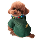 Maxbell Maxbell Fancy Dog Cosplay Costume Outfit Adorable Pet Cloak Hoodie Star Ball Coat Green XL