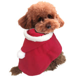 Maxbell Maxbell Fancy Dog Cosplay Costume Outfit Adorable Pet Cloak Hoodie Star Ball Coat Red XL