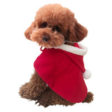 Maxbell Maxbell Fancy Dog Cosplay Costume Outfit Adorable Pet Cloak Hoodie Star Ball Coat Red XL