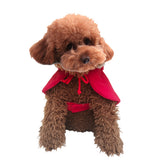 Maxbell Maxbell Fancy Dog Cosplay Costume Outfit Adorable Pet Cloak Hoodie Star Ball Coat Red XL