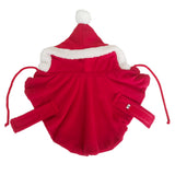 Maxbell Maxbell Fancy Dog Cosplay Costume Outfit Adorable Pet Cloak Hoodie Star Ball Coat Red XL