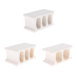 Maxbell 3 pcs Aquarium Fish Tank Fishes Shrimp Spawning Hiding Nest Breeding Cave
