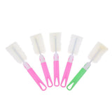 Maxbell 5Pcs Convenient Brush Sponge Bottle Brush Cleaning Brush for Cups ( Random Color ) - Aladdin Shoppers