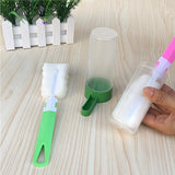 Maxbell 5Pcs Convenient Brush Sponge Bottle Brush Cleaning Brush for Cups ( Random Color ) - Aladdin Shoppers