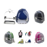 Maxbell Travel Bird Parrot Cage Carrier with Stand Perch Cup w/Key Ring Pendant Pink