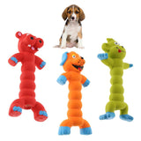 Maxbell Pet Cat Dog Interative Rubber Squeaky Chew Toy Biting Toy Cute Animals 1 - Aladdin Shoppers