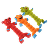 Maxbell Pet Cat Dog Interative Rubber Squeaky Chew Toy Biting Toy Cute Animals 1 - Aladdin Shoppers