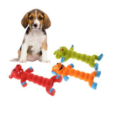 Maxbell Pet Cat Dog Interative Rubber Squeaky Chew Toy Biting Toy Cute Animals 1 - Aladdin Shoppers