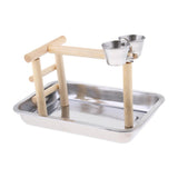 5pcs Parrot Cockatoo Stand Climbing Game Frame Playing Cage Perch Toy