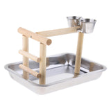 5pcs Parrot Cockatoo Stand Climbing Game Frame Playing Cage Perch Toy